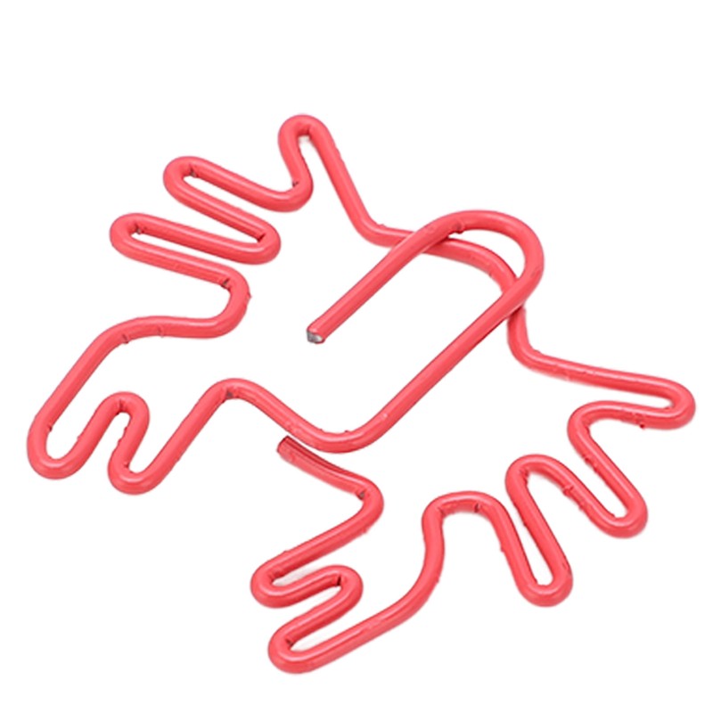 100Pcs Kids Paper Clips Crab Style Metal Exquisite Color Wide