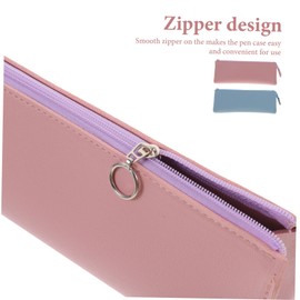 Tofficu 2pcs Organizer Bags for Travel Traveling Makeup Bag Pencil Case Pink Space Bags Space Saver Bags Cosmetic Bag Minimalist Pencil Case Students Pencil Holder Pen Organizer Simple