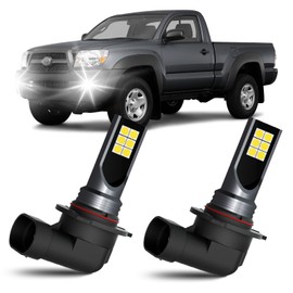 CEXHEHD 2pcs Fog Lights Fits for 2005 2006 2007 2008 2009 2010 2011 Toyota Tacoma Super Bright 6500K White Fog LED Bulbs Package