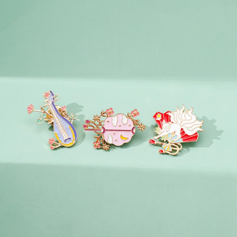 KaminoKa Chinese Mythology Pin Badge Set of 3