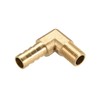 sourcing map 2pcs Brass Barb Hose 90 Degree Elbow 8mm