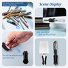 Ceemiaa 6-Pack Adhesive Silicone Pen Holders – Dual-Hole Sticky Pencil