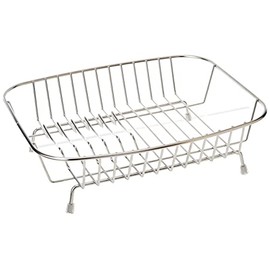 Delfinware Stainless SteelCompact Drainer, Stainless Steel, Silver