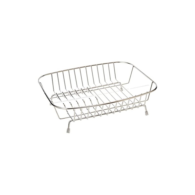 Delfinware Stainless SteelCompact Drainer, Stainless Steel, Silver