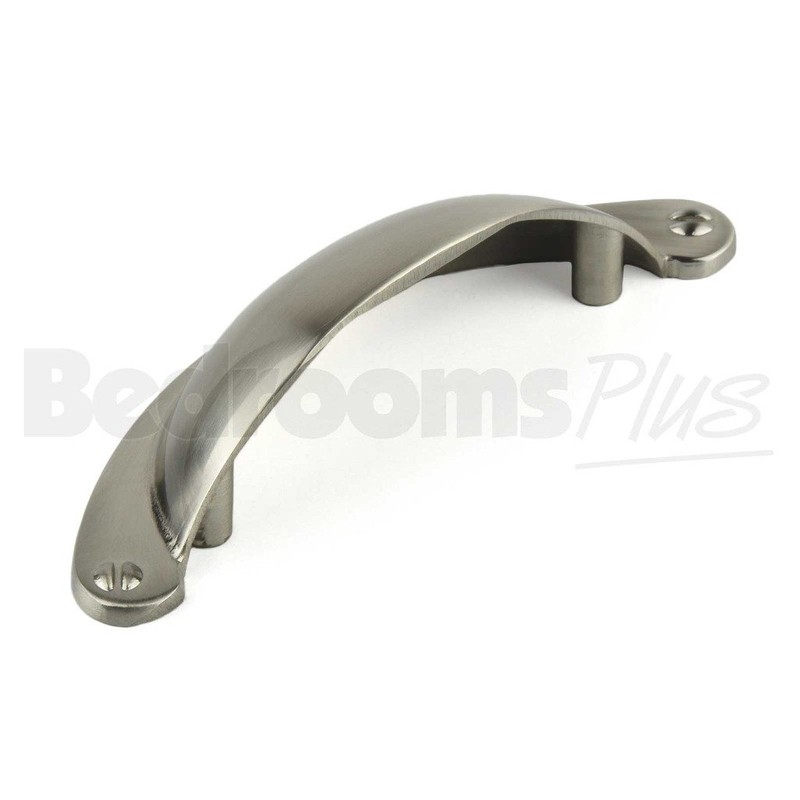 Nickel Cup Kitchen Cabinet Door Handle Cupboard Drawer Bedroom Furniture