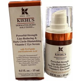 KIEHL'S Powerful Strength Line Reducing Vitamin C Eye Serum .5 oz, NEW, 2024 Exp
