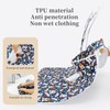 Eating Adults Bib Waterproof Reusable 3 Layers Washable Clothing Protector