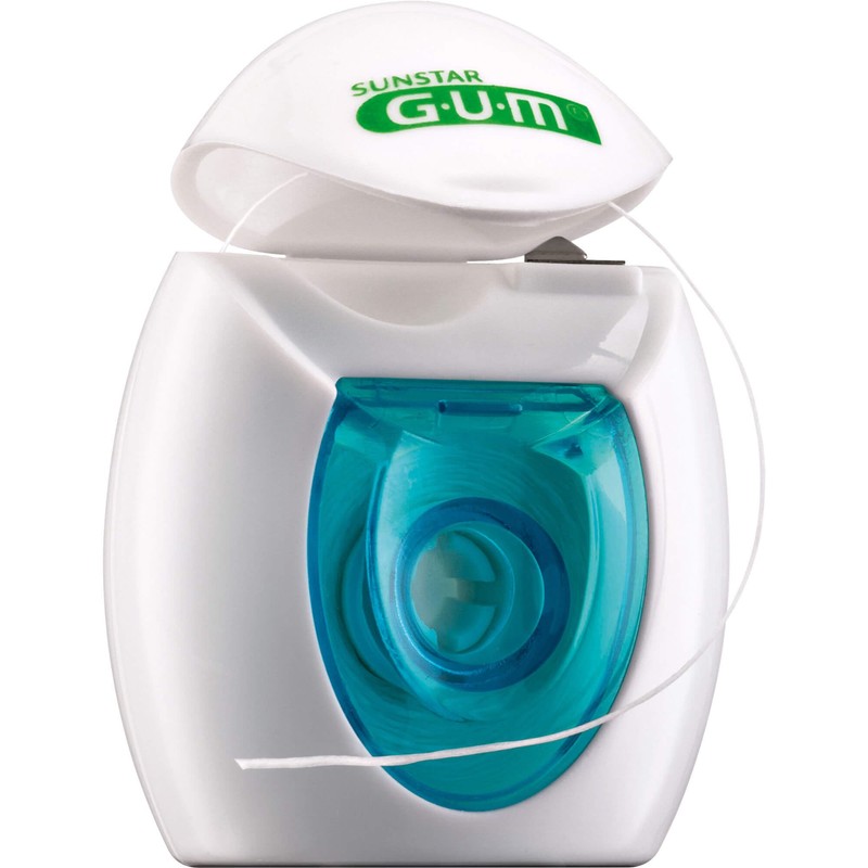 GUM Original White Hilo dental blanqueador con flúor, ayuda a