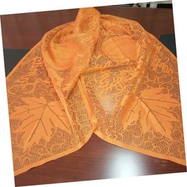 GRIRIW Thanksgiving Harvest Tablecloth Pumpkin Vine Design for Festive Dining Decor
