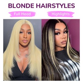 IDN BEAUTY Seamless Clip In Hair Extensions Human Hair, 110g 20 Inch, 613 Blonde Straight Remy Hair Seamless Clip Ins For Black Women PU Weft Invisible Edge 7pcs Thick Enhancement