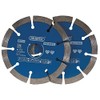 Draper 99794 Segmented Diamond Blade Twin Pack (115mm)