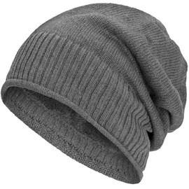 Compagno Lined Beanie Hat with Soft and Warm Teddy-fleece Lining -