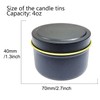 Unixing 24Pcs 4oz Candle Tins for DIY Candle, Metal Candle