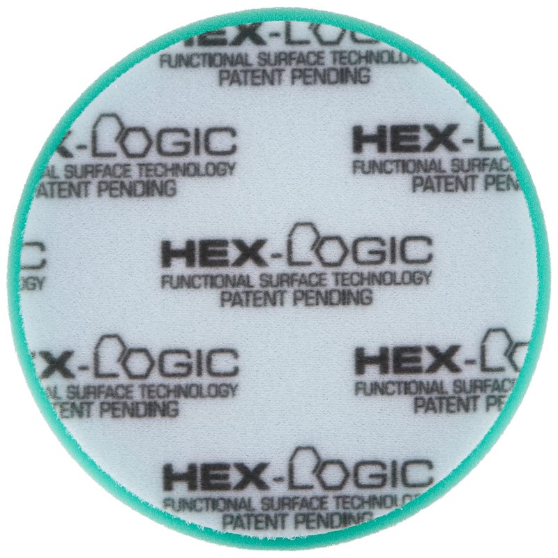 Chemical Guys Hex-Logic Pad, Almohadilla de Pulido Resistente, Verde, 6.5
