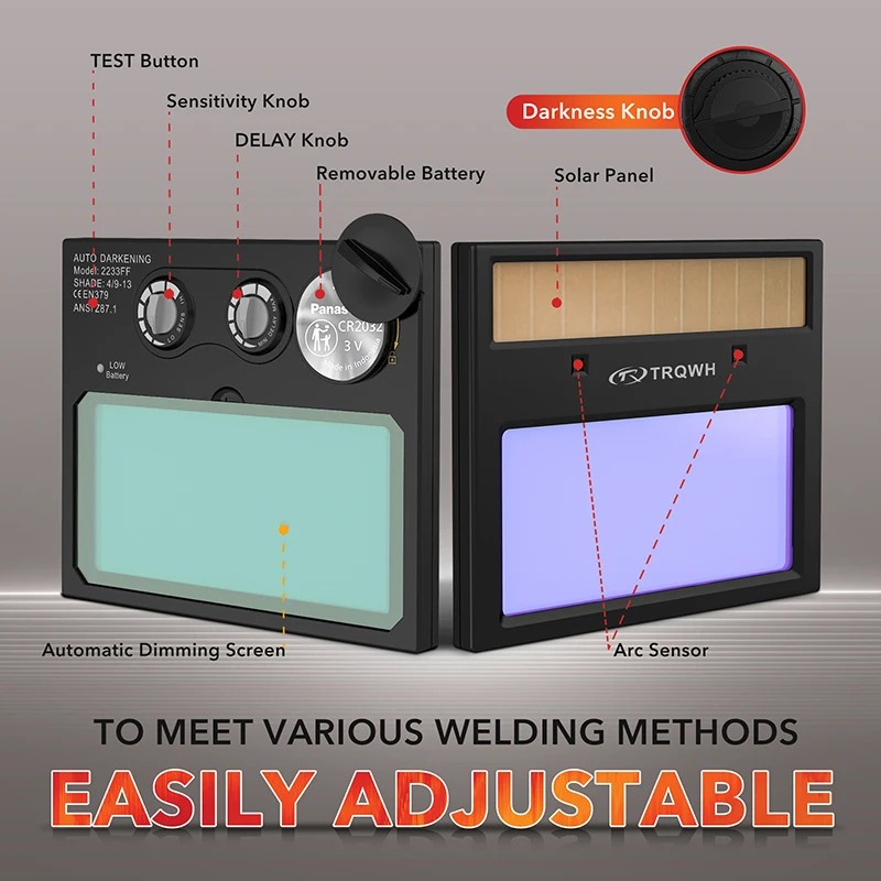 TRQ Decals Famous Industrial Safety High Performance Auto Darkening Welding