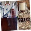 LABRIMP Wall Hanging Nautical Fishing Net Decoration for Luau Party