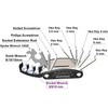 ACESPORT Bike Tool Chain Allen 14 in 1 Multitool Wrench