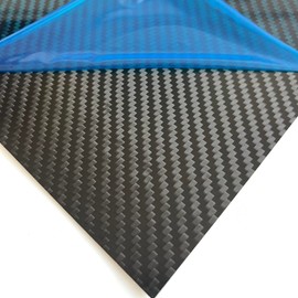 0.5mm 300x400mm 100% Carbon Fiber Sheet Laminate Plate Panel 3K Twill Matte Finish
