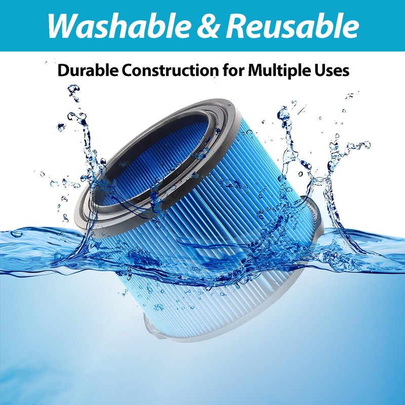 2 Pack VF3500 Replacement Filter for Ridgid Wet Dry Vac,