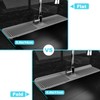 Folding sink splash guard behind faucet-faucet mat for kitchen sink-silicone