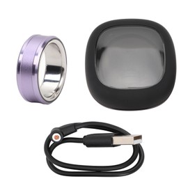 Smart Ring Health Tracking Waterproof Sleep Monitoring Multifunctional Wearable Fitness Ring with Charging Case Purple 20 Ring ID: 19.8mm/0.77in, for Finger Circumference: 62.1mm/2.44in