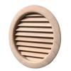 La Ventilazione LGRS125F Ventilation Grille Round Beech Wood for Installation