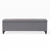 Christopher Knight Home Glouster PU Storage Ottoman, Grey