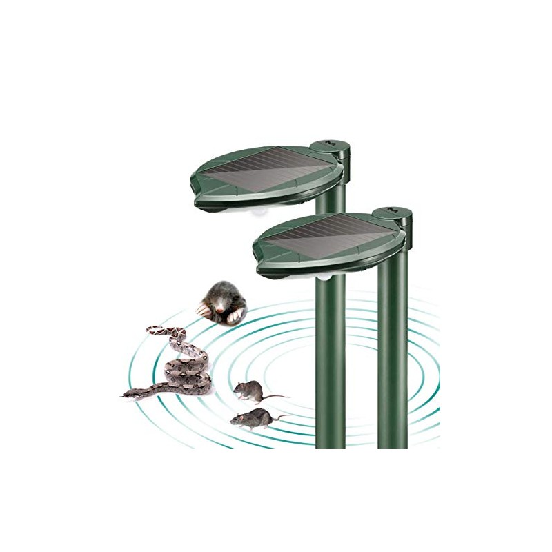 Snake Repellent Solar Powered Ultrasonic Outdoor – Oversized Mole Gopher