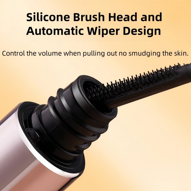 Waterproof Mascara with Precise Brush, No Flaking, No Clumping, Volume
