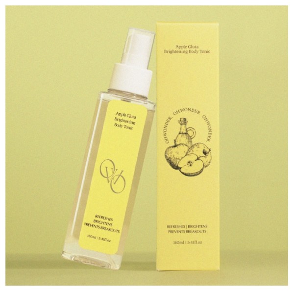 대구백화점 오원더애플 글루타 브라이트님 바디토닉(160ML) / 대구백화점 오원더애플 글루타 브라이트님