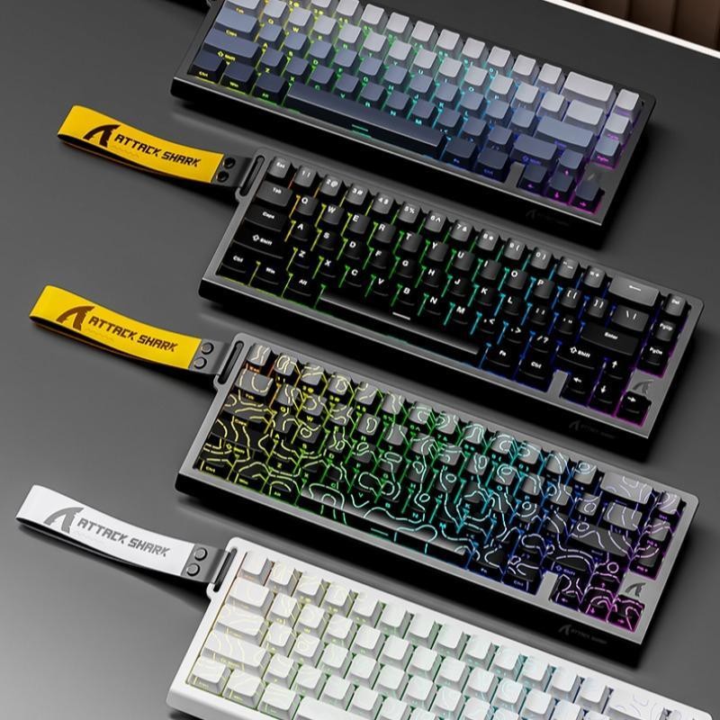ATTACK SHARK X68 HE Wired Gaming Keyboard, Mechanical Keyboard, Computer