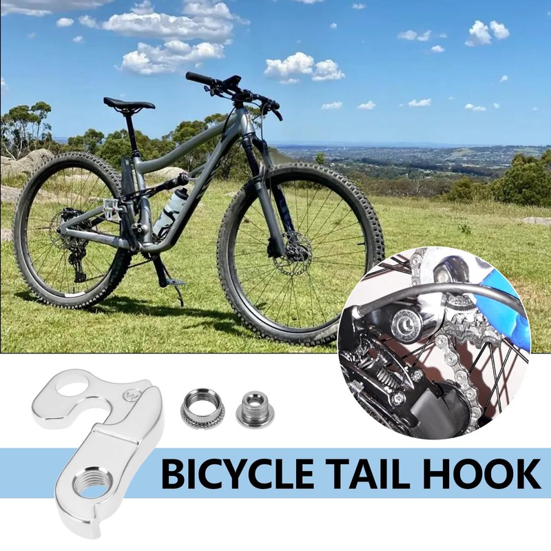 YINETTECH 2 Sets Bicycle Front Derailleur Hook Rear Derailleur Hanger