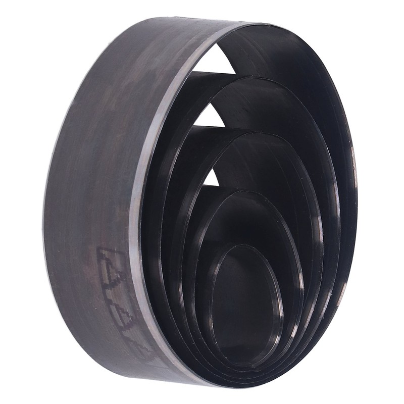 5PCS Leather Die Cutter Egg Shape Oval 20‑60mm Punching Die