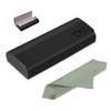 AZWOOD Hard Shell Glasses Case, Portable Eyeglass Case, Unisex PU