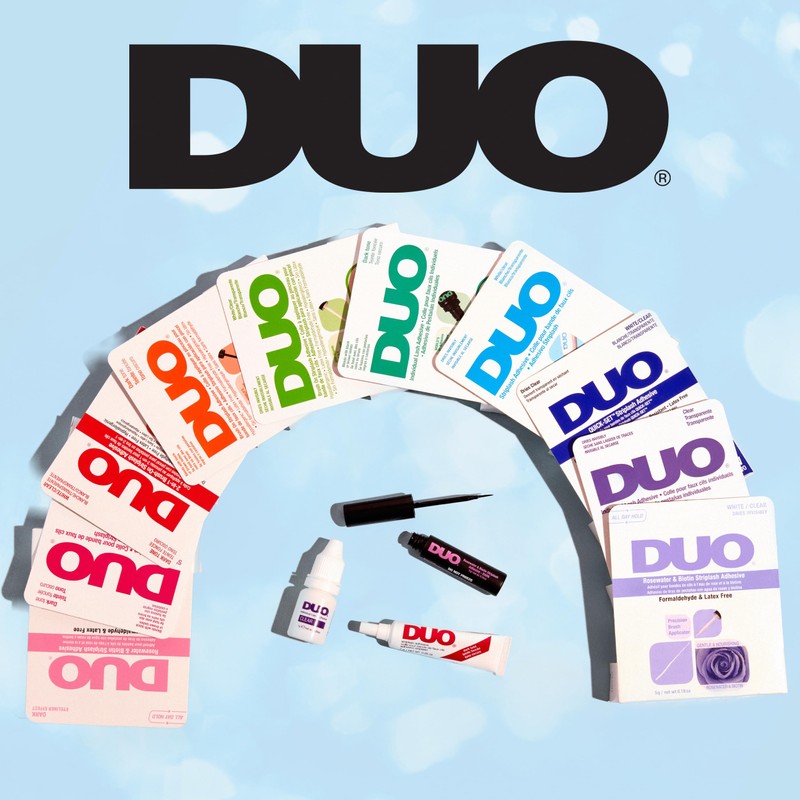 Duo Striplash Adhesive, Clear Lash Glue for Fake Lashes, Lash