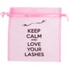 Organza Drawstring Bag Pink