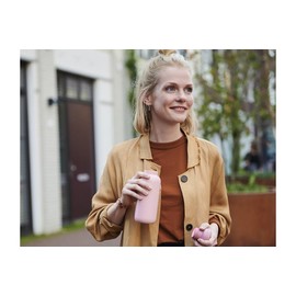 Mepal - Isolierflasche Ellipse - Doppelwandige Thermo Wasserflasche - Thermosflasche für Unterwegs - 9 Stunden heiß & 12 Stunden kalt - Edelstahl - 350 ml - Nordic Denim