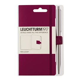 Leuchtturm1917 Self Adhesive Pen Loop Elastic Pen Holder (Port Red)