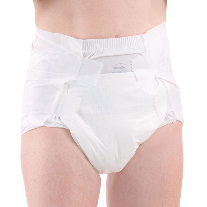 InControl BeDry EliteCare Incontinence Tabbed Briefs for Women and Men