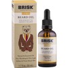 Brisk Beard Grooming Oil Liquid, Citrus for Beard Hair, 1.7 Oz