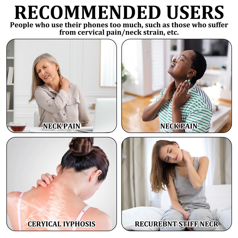 wimony Neck Support for Snoring,Adjustable Neck Brace for Sleeping,Soft and