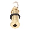 Guitar End Pin Jack Socket Threaded Metal 6.35mm for Bass