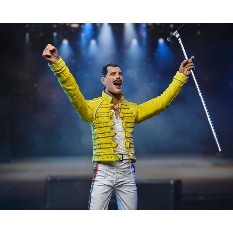 NECA Freddie Mercury Figura de acción de 18 Pulgadas