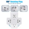 Surge Protector Outlet Extender with Rotating Plug, Multi Plug Outlet