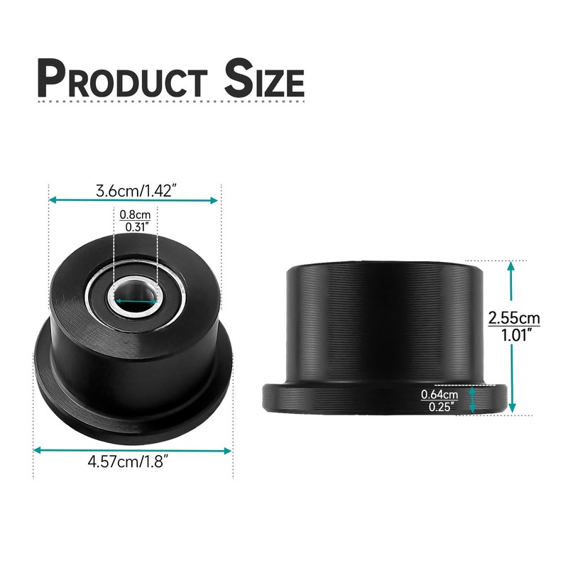Gym Machine Replacement Wheel Rollers Compatible Total Gym for Models