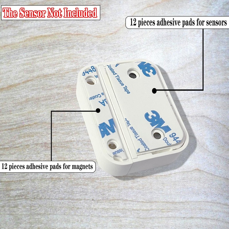 Adhesive Replacement Tape Compatible with Ring Alarm Contact Sensor &