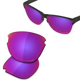 SAUCER Premium Replacement Lenses for Oakley Frogskins Lite OO9374 Sunglasses, Midnight Sun Polarized, One Size