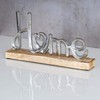 levandeo Stand Mango Lettering Home Height 11 cm Metal Wood