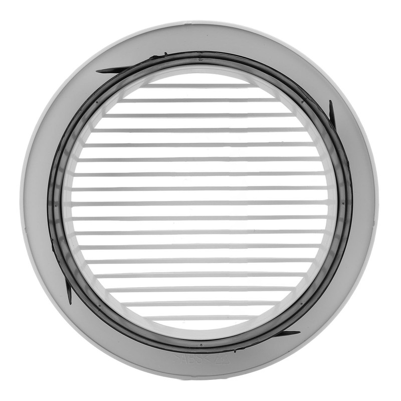 200mm Round Vent Cover ABS Plastic Louver Air Ventilation Grille