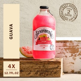 Bundaberg Sparkling Fruit Drink, Guava, 12.7 fl oz, 4 Count